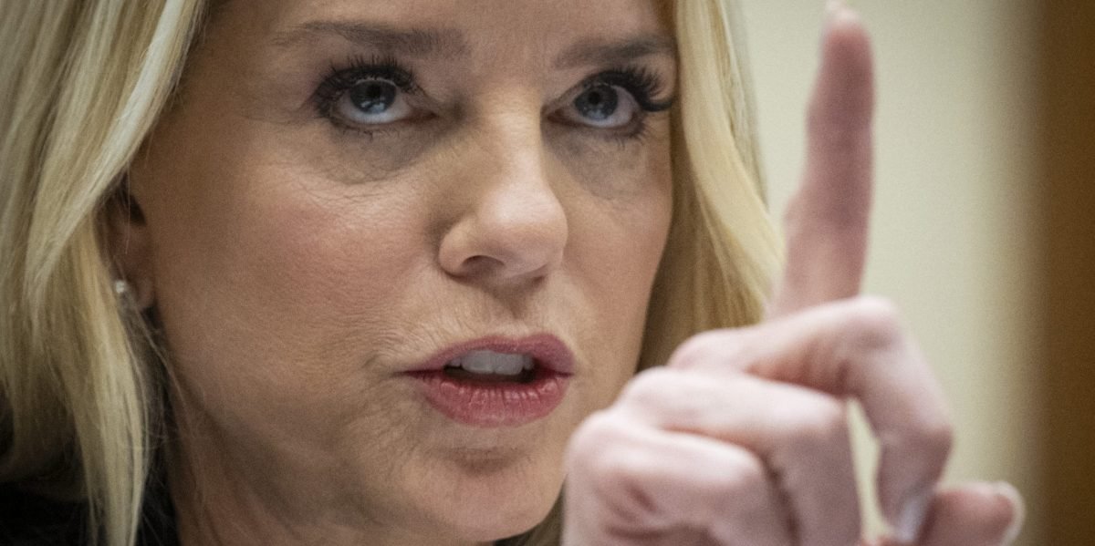Pam Bondi Admits DOJ Has a Secret Domestic Terrorist List